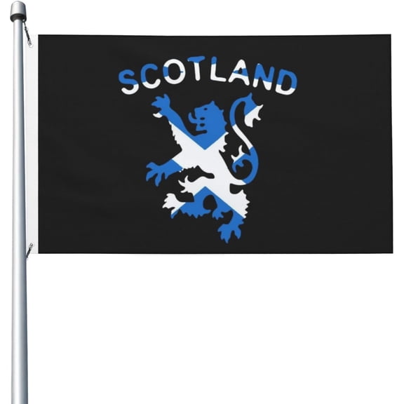 Scotland Flag 3x5 Outdoor Double Sided Flag Banner For Outside With 2 Brass Grommets Patio Lawn Decor Flags