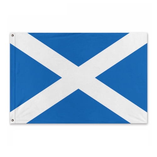 Scotland Flag 6x4 Ft Outdoor Double Sided Scottish Flags Country National Flag Scottish Decor Flag Party Decorations Banner Polyester Fabric with 2 Brass Grommets for Outside Indoor Decor