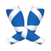 Scotland Flag Arm Sleeves For Men And Women Compression Sun Protection Tattoo Cover Up Baseball Basketball Running