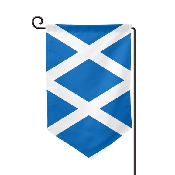 Scotland Flag Double Sided Garden Flag for Indoor Outdoor Decorations 12.5 * 18 Inches Sharp Corner