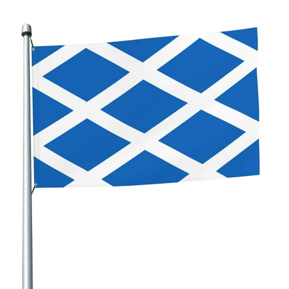 Scotland Flag Flag 5x8 Ft Print Vivid Color Light-Weighted Flags With Grommets