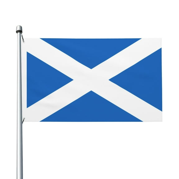 Scotland Flag Flag Double Sided Printed 3x5 Ft Flag Banner Suitable For Yard Outdoor Party Decorative