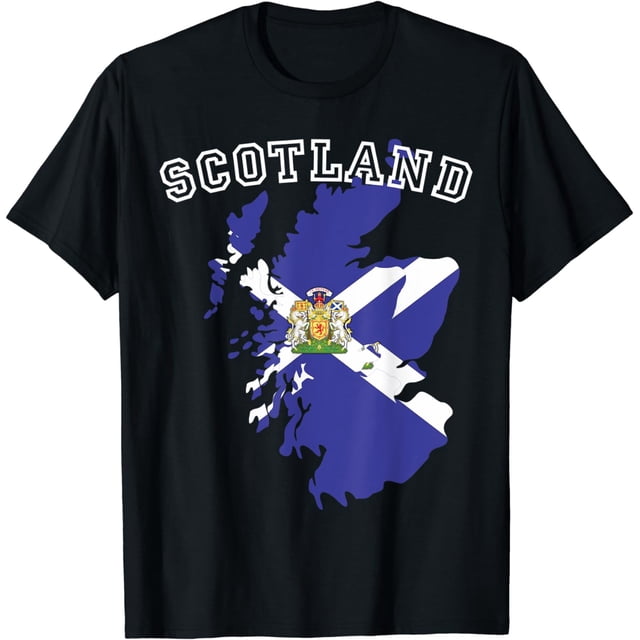 Scotland Flag Proud Scottish Coat Of Arms Emblem T shirt Walmart Scotland flag proud scottish coat of arms emblem t shirt walmart