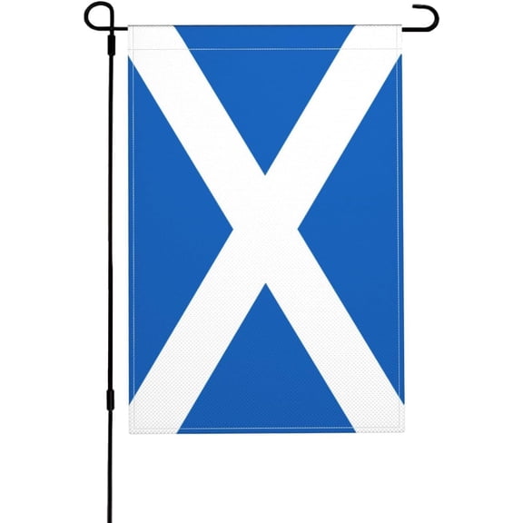 Scotland Flag Small Mini Scottish Garden Flags 12x18 Double Sided Weather Resistant Yard Flags for Outdoor Decor (Scotland)