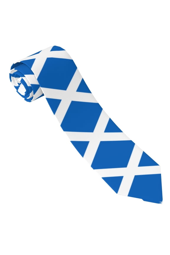 Scotland Flag Tie For Men Funny Neckties Fashion Gentleman Soft Comfortable Ties