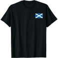 thumbnail image 1 of Scotland Flag with vintage national Scottish colors T-Shirt, 1 of 3