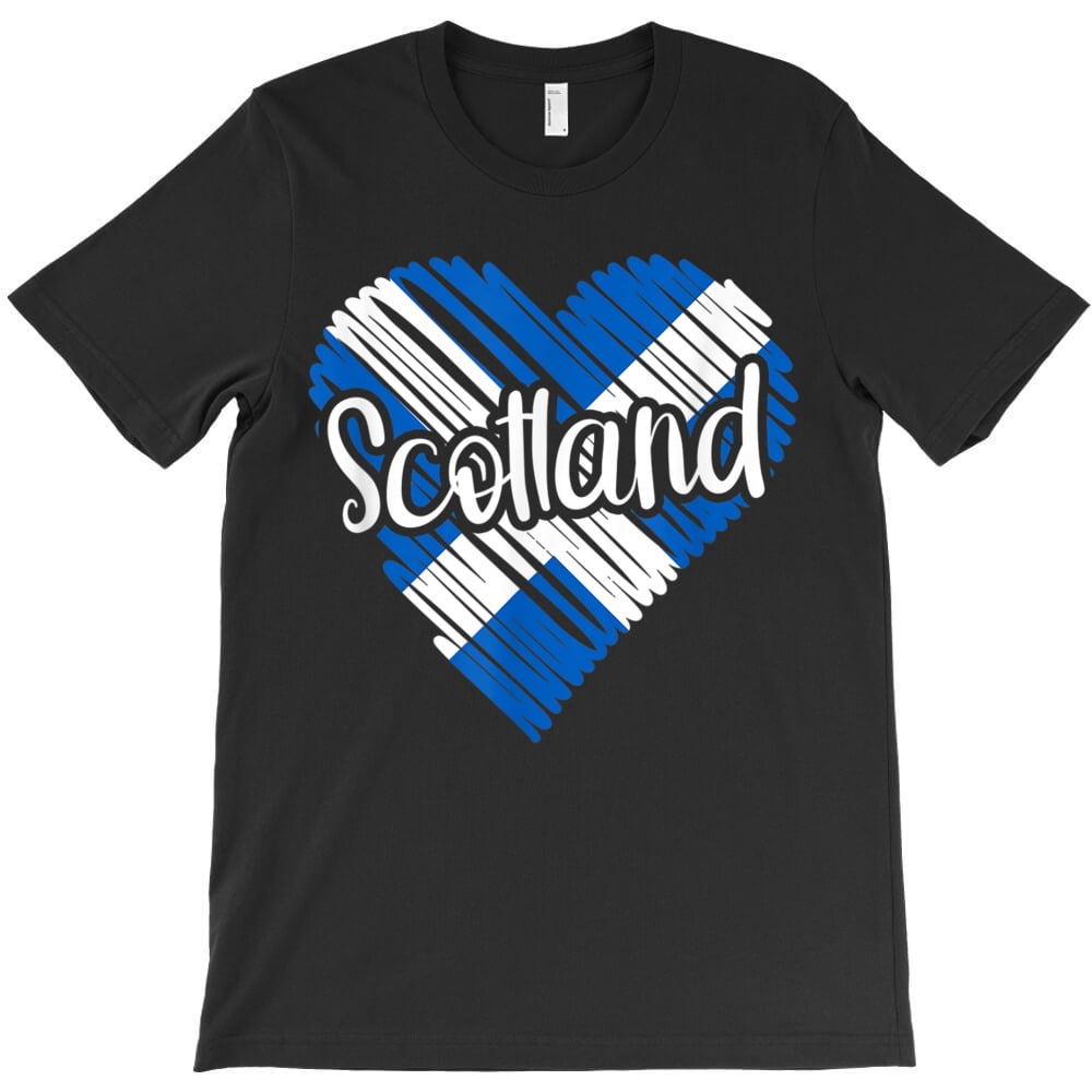 Scotland Heart Flag Themed for a Proud Scot and Scottish Family Roots ...