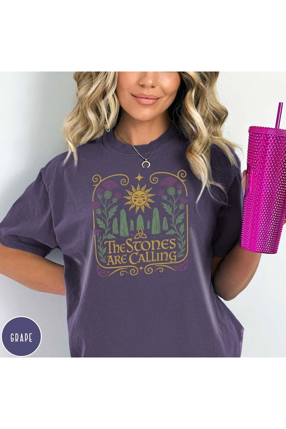 Scotland Highlander Sassenach Shirt Celtic Stone Circle Scottish Highlands TShirt Scotland