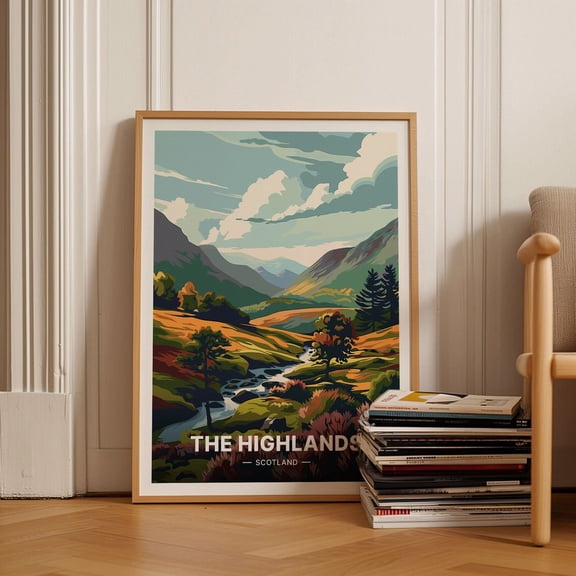 Scotland Highlands Landscape Wall Decor