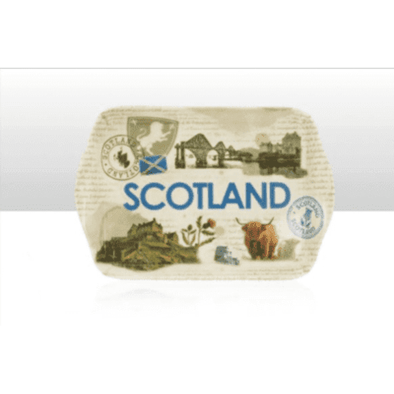 Elgate Scotland Monuments Collage Serving Tray, Lightweight, Handled, 1-Count, Small