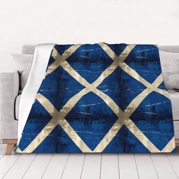Scotland Retro Flag Throw Blanket Warm Camping Outdoor Light Weight Cozy Blanket for Couch Sofa Bed 40"x30"