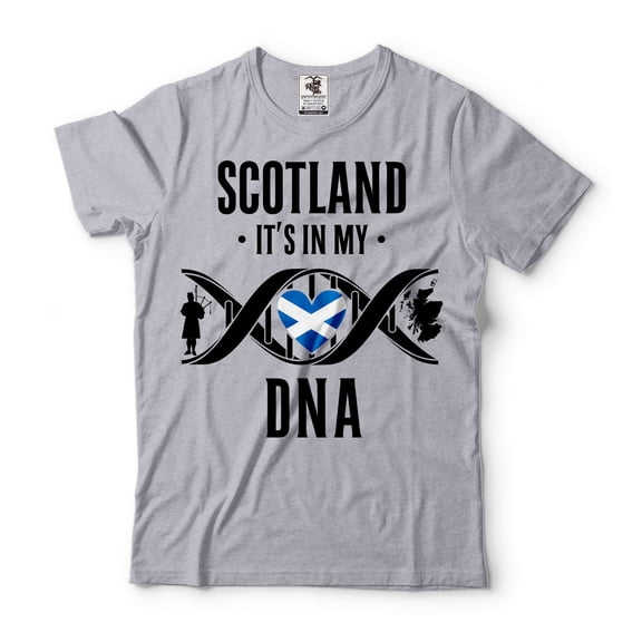 Scotland Shirt Scottish Shirts Scotland Patriotic Tee Scotland National Flag Shirt Scottish Gifts (XX-Large Grey)