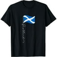 thumbnail image 1 of Scotland Signature Flag Pole - Patriotic Scottish Flag T-Shirt, 1 of 3