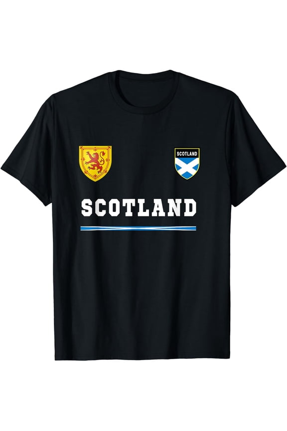 Scotland Sports/Soccer Jersey Tee Flag, Football T-Shirt mens t hirt men,black,women,misfits,journey ,boys