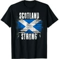 thumbnail image 1 of Scotland Strong Distressed Flag - Scottish Pride T-Shirt mens t shirt，black，women，funny，misfits，men，journey，t-shirt, 1 of 4
