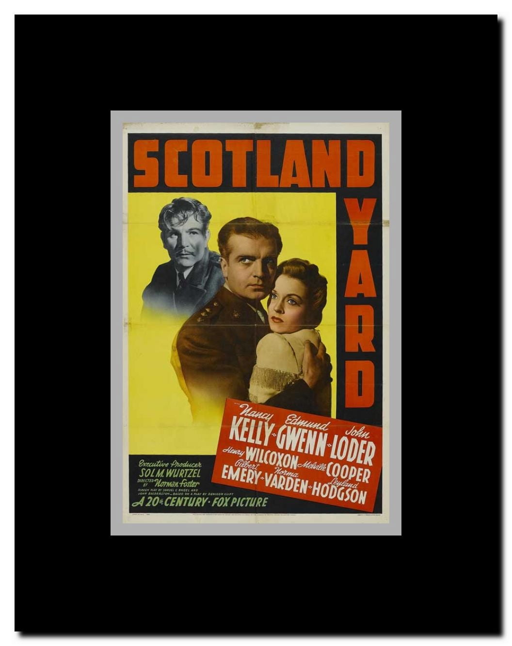 Scotland Yard Framed Movie Poster