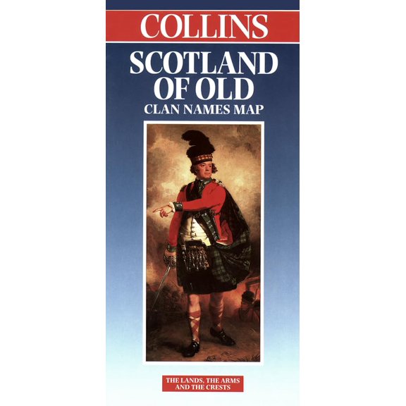 Pre-Owned Scotland of Old Clan Names Map Paperback