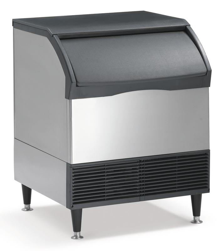 Scotsman CU3030SW1 30 HalfDice Ice Maker With Bin CubeStyle  300400 lb24 Hr Ice Production WaterCooled 115 Volts