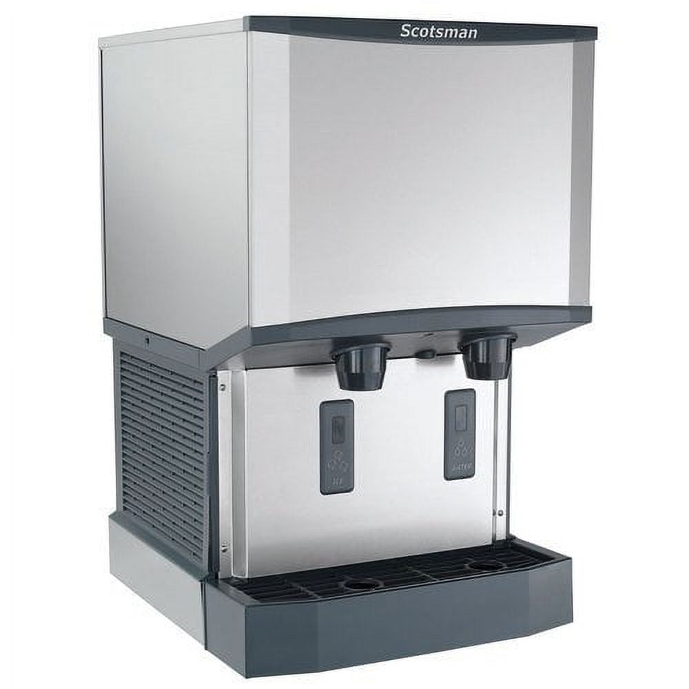 Scotsman HID525A-1 Meridian Nugget Ice & Water Dispenser, 25-Pound Capacity, Stainless Steel, 115-Volts, NSF