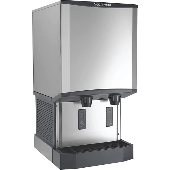 Scotsman HID540A-1 Meridian Countertop Air Cooled Ice Machine and Water Dispenser - 40 lb. Bin Storage