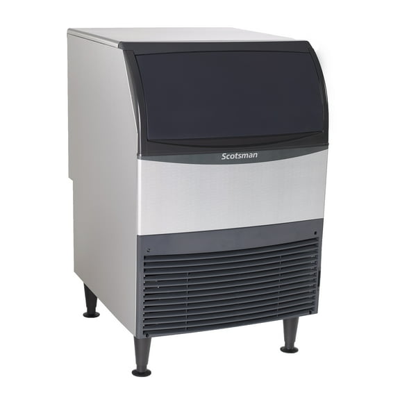 Scotsman UC2024MA-1 24-Inch Air-Cooled Cube Undercounter Ice Maker Machine with 80 lb. Storage Capacity, 227 lbs/day, 115v, NSF