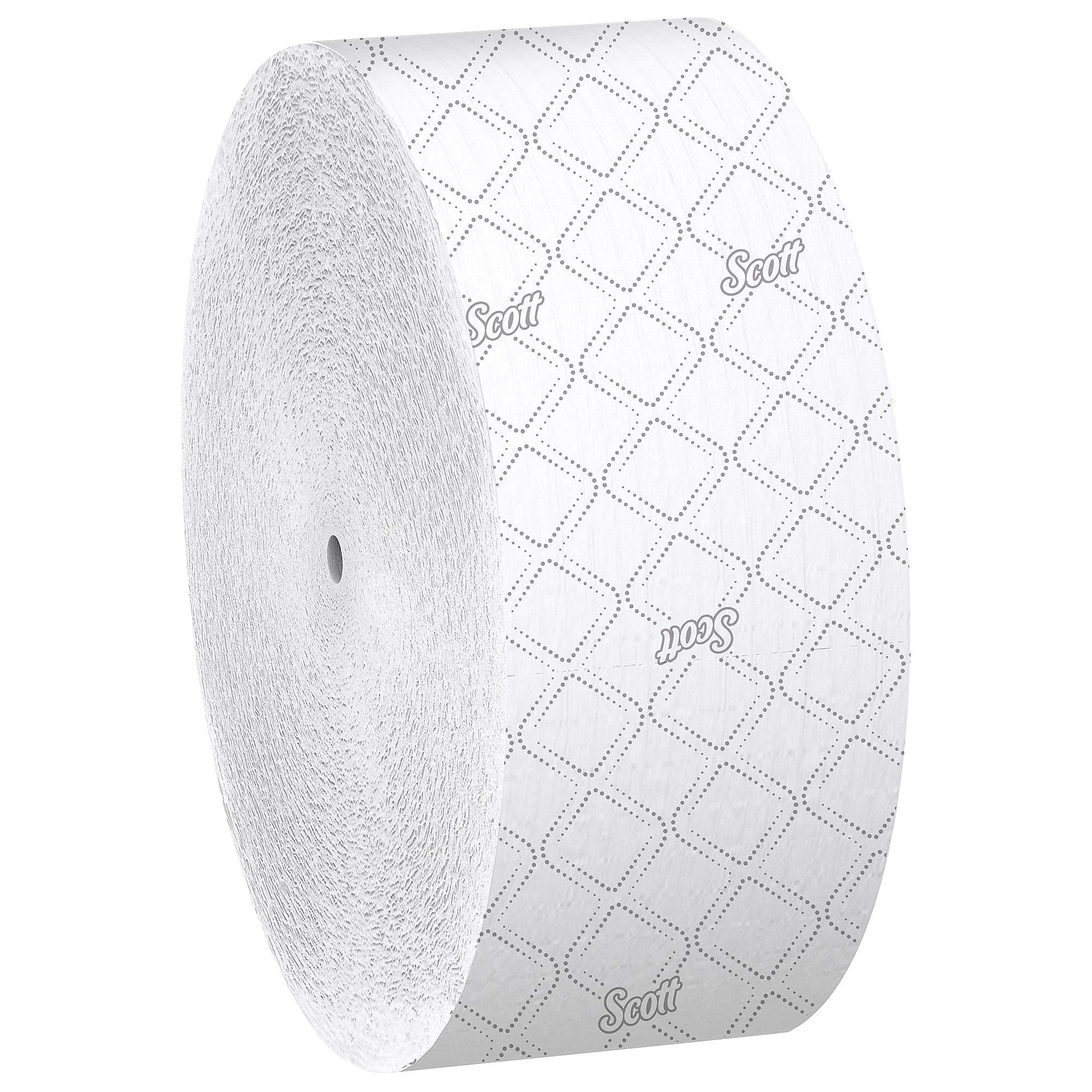 Kimberly-Clark JRT Jr. Coreless Toilet Paper Rolls - 2-Ply, Jumbo, 12 Rolls/Carton — Residential Use, Standard Application