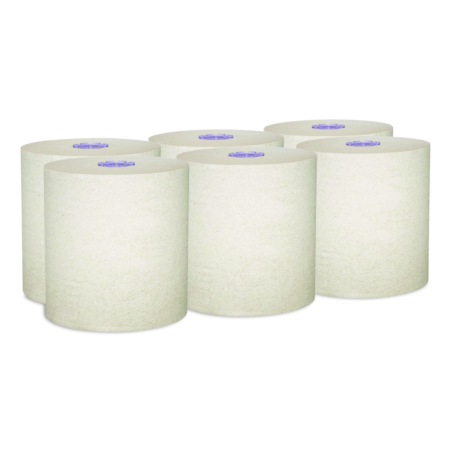 Scott® 100% Recycled Hard Roll Paper Towels, 1-Ply, 8" x 900 ft, Brown, 6/Carton