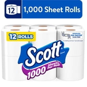 Scott 1000 Toilet Paper 12 Rolls - rated 4.6 stars from 132382 reviews