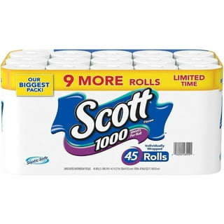 Scott® Professional Standard Roll Toilet Paper (13607), Elevated Design,  2-Ply, White, Individually wrapped rolls, Compact Case for Easy Storage,  (550