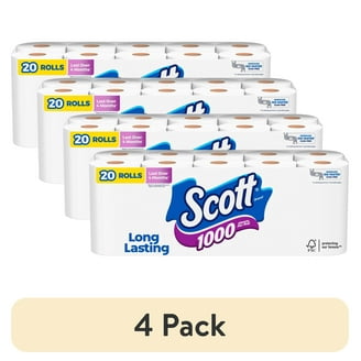 Scott Toilet Paper Roll, 1000 Sheets Per Roll, 36 Rolls, 1 Ply