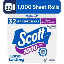 Scott 1000 Toilet Paper 12 Rolls 1 000 Sheets per Roll Walmart