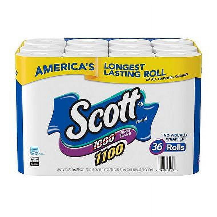 Scott 1100 Unscented Bath Tissue Bonus Pack 1-Ply 36 Rolls