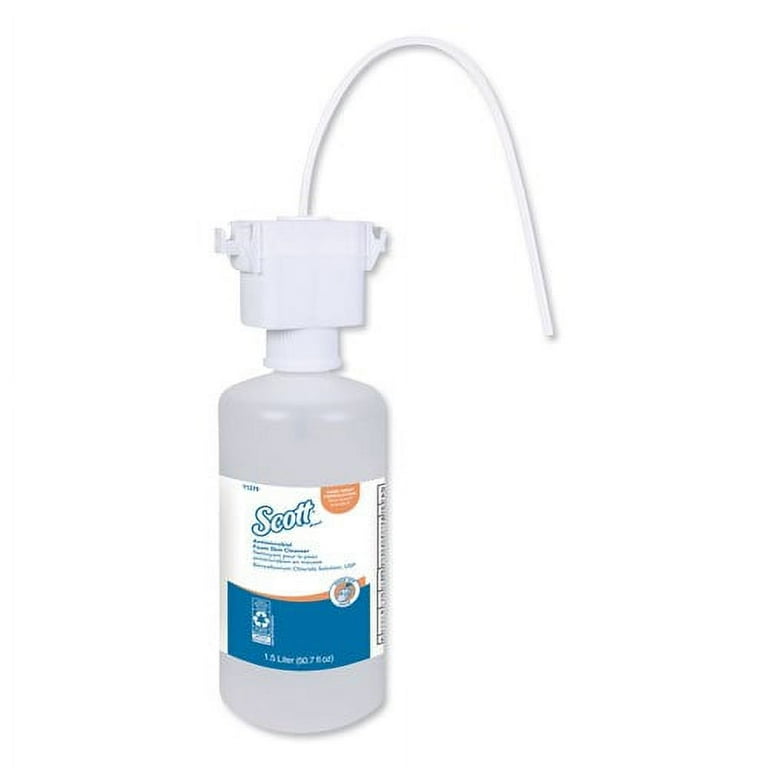 Antimicrobial Foam Skin Cleanser, Unscented, 1,500 mL Refill, 2/Carton Antimicrobial Foam Skin Cleanser, Unscented, 1,500 mL Refill, 2/Carton