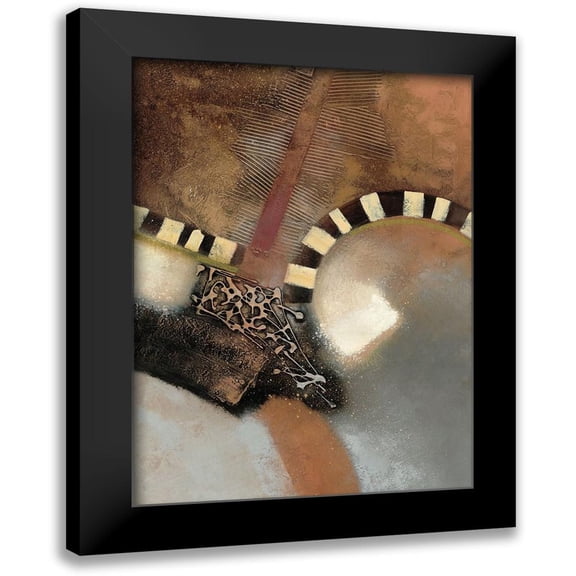 Scott 11x14 Black Modern Framed Museum Art Print Titled - Ancient Landscape I