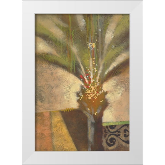 Scott 11x14 White Modern Wood Framed Museum Art Print Titled - Artist Palm II