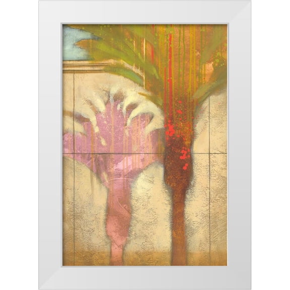 Scott 11x14 White Modern Wood Framed Museum Art Print Titled - Tropical Express I