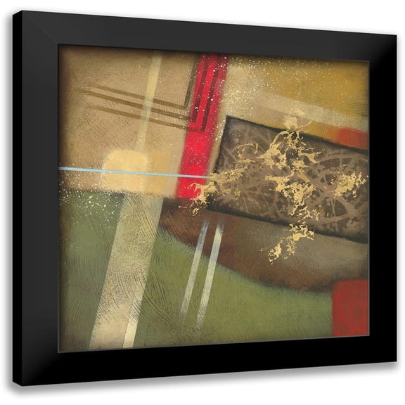 Scott 12x12 Black Modern Framed Museum Art Print Titled - Breakout I