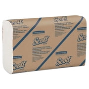 Scott KCC06041 13.25 x 10.1 in. C-Fold Paper Towels - 1 Ply - White - Pack of 12