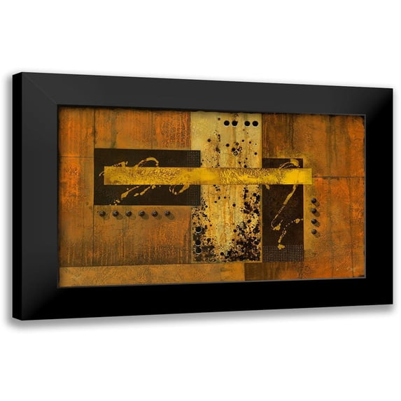 Scott 14x10 Black Modern Framed Museum Art Print Titled - Rusty