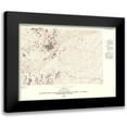 thumbnail image 1 of Scott 18x14 Black Modern Framed Museum Art Print Titled - Sterling Quad of Structure Oil Gas Fields, 1 of 5