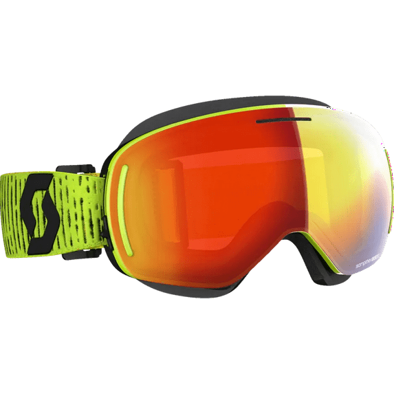 Scott Usa LCG Evo Snowcross Goggles (One Size Fits Most, Yellow)
