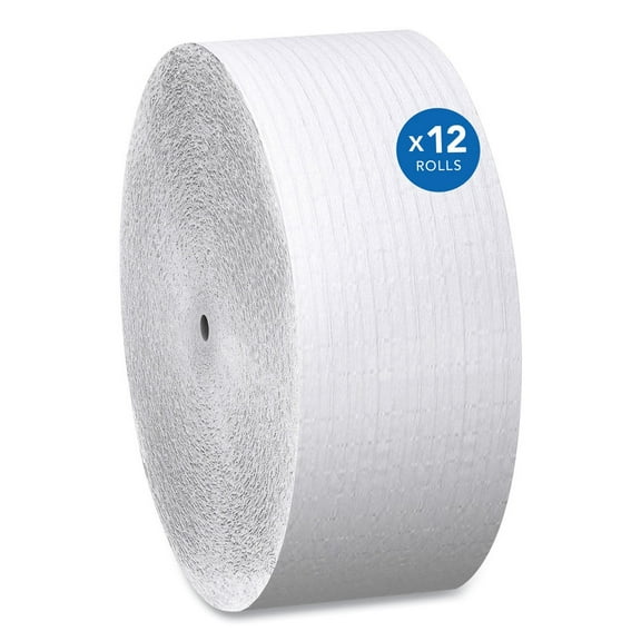 Scott Coreless JRT Jr. Rolls 1-Ply 2300ft 12 Rolls/Carton 07005