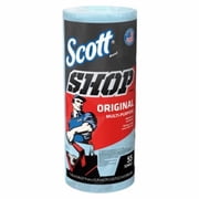 Scott Shop Towels 75130 - Disposable Household Cleaning Cloths - 55 Count Pack, Blue
