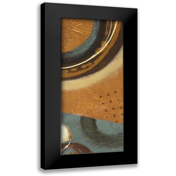 Scott 8x14 Black Modern Framed Museum Art Print Titled - Trax II