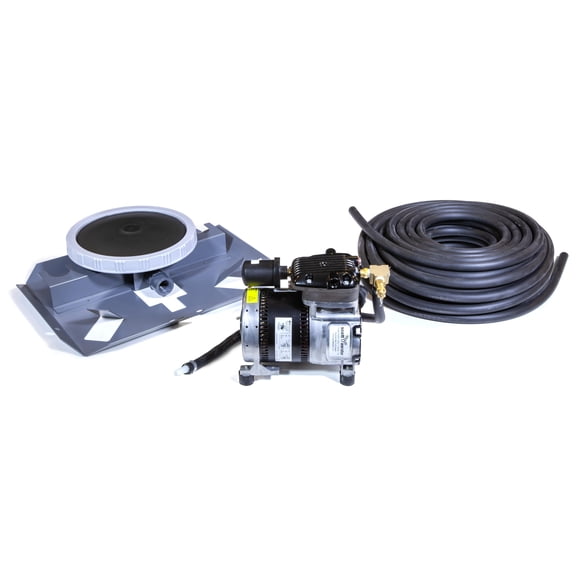 Scott Aerator Bubble Pro Mini Sub-Surface Aerator |1/4 HP Rocking Piston Compressor 115V | Efficient Surface Aeration for Pond | Pond Aerator for Small & Large Ponds