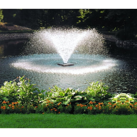 Scott Aerator DA-20 Display Pond Aerator 3/4 Horse Power 230V 200ft Cord | Aerating Pond Fountain for up to 1 Acre Ponds | Pond Aerator Pump for Small Ponds | Pond Aeration System