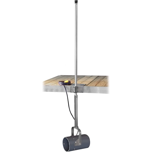 Scott Aerator De-Icer for Lakes & Ponds | 1/2 Horse Power 230V Stainless Steel | 100 ft. Electric Corded Cable Included with Dock Mount Assembly | Made in USA