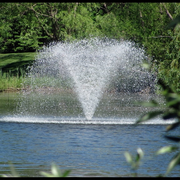 Scott Aerator North Star Pond Fountain Aerator for Small Ponds | 1/2 HP, 230V, 150 ft Cord | Aerating Pond Fountain for Small Lakes & Ponds