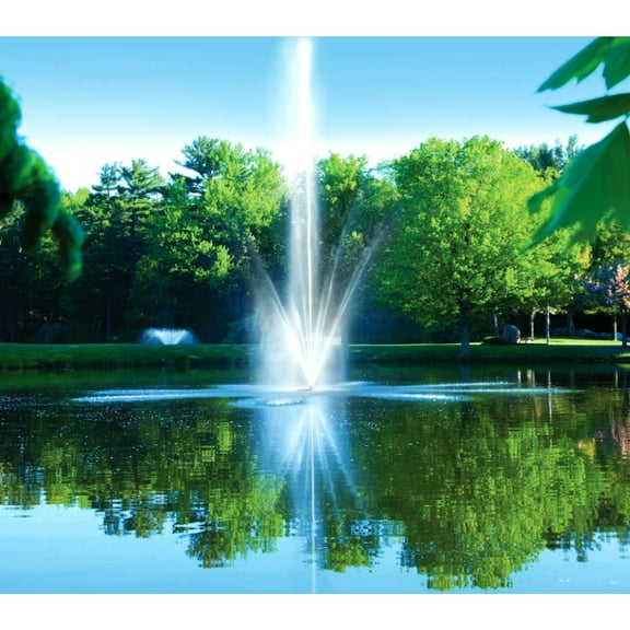 Scott Aerator Skyward Pond Fountain - 1/2 HP, 230V, 100 ft. Cord | Fountain for Small Ponds & Lakes | Aerating Pond Fountain