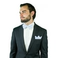 thumbnail image 1 of Scott Allan Boys to Adults Blue Bow Tie and Pocket Square 2-Piece Set, 1 of 5